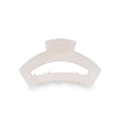 Open Coconut White Tiny Hair Clip | TELETIES