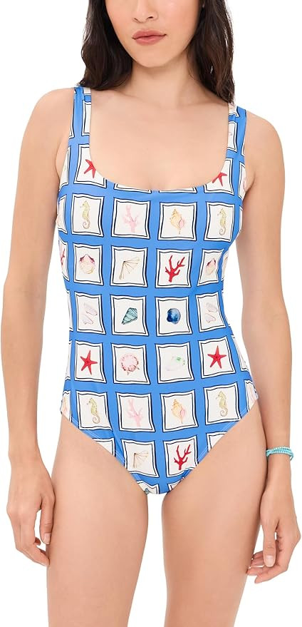 STYLEST Women's Lia Burke One-Piece Swimsuit, Seaside, XL at Amazon Women’s Clothing store | Amazon (US)