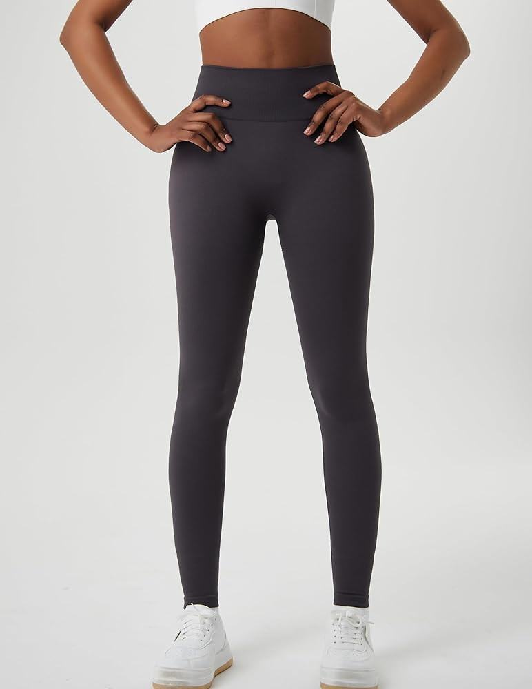 Womens High Waist Seamless Butt Lifting Leggings Compression Yoga Pants for Gym Running and Every... | Amazon (UK)