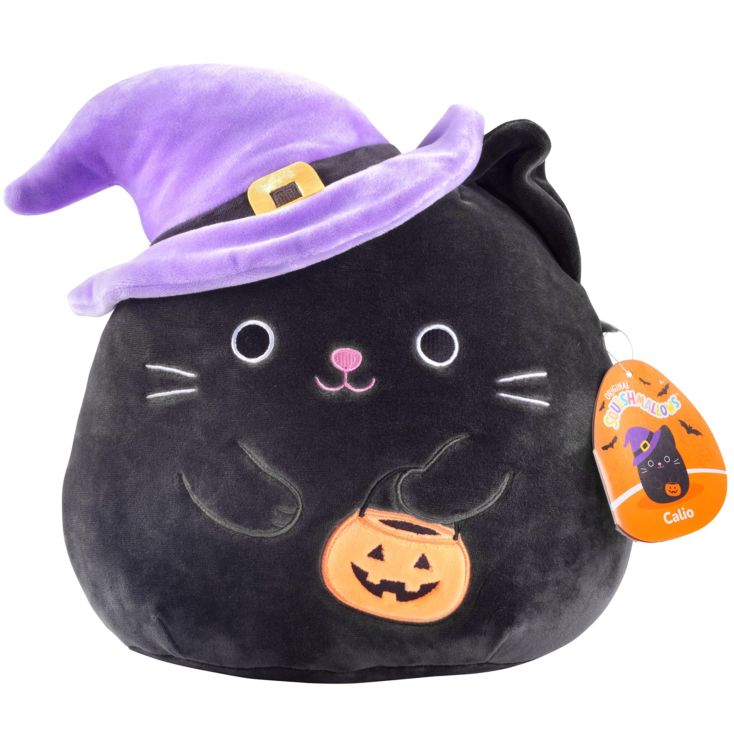 Squishmallows 10" Calio Black Cat with Witch Hat - Official Kellytoy Halloween Plush - Cute and Soft | Amazon (US)