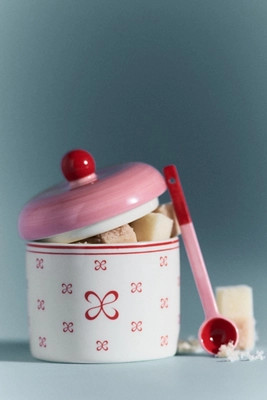 Maeve Stoneware Sugar Bowl & Spoon | Anthropologie (US)