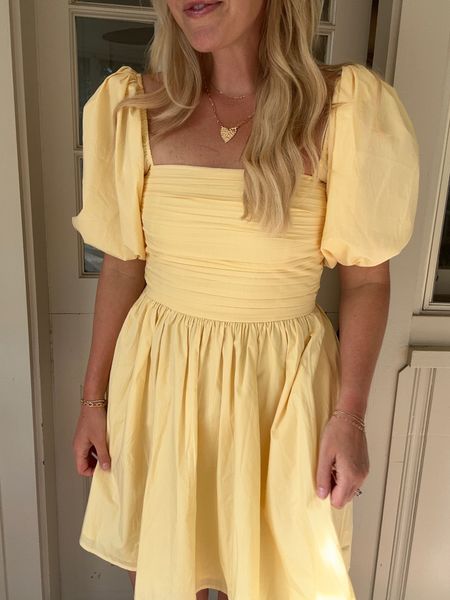 Abercrombie dress - yellow dress 

#LTKwedding #LTKmidsize #LTKSeasonal