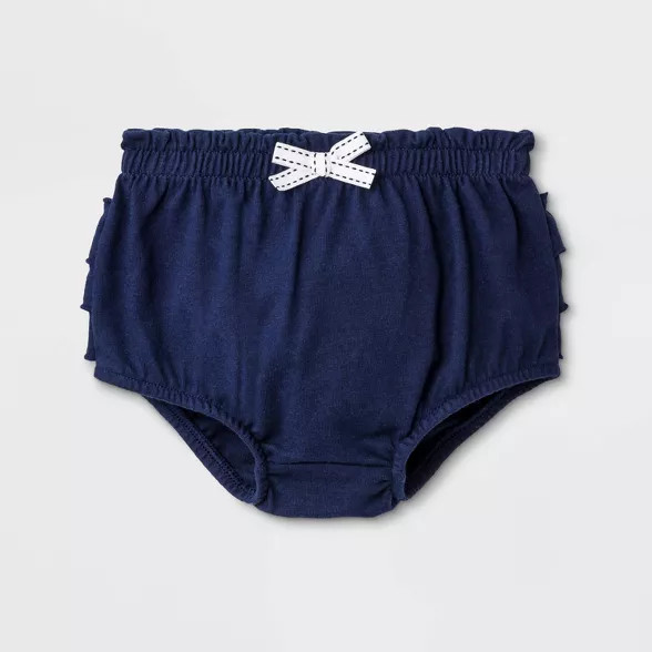 Baby Girls' Ruffle Bloomer Pull-On Shorts - Cat & Jack™ Blue | Target