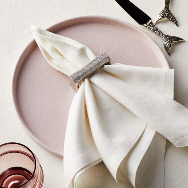 Barre Silver Napkin Ring + Reviews | CB2 | CB2