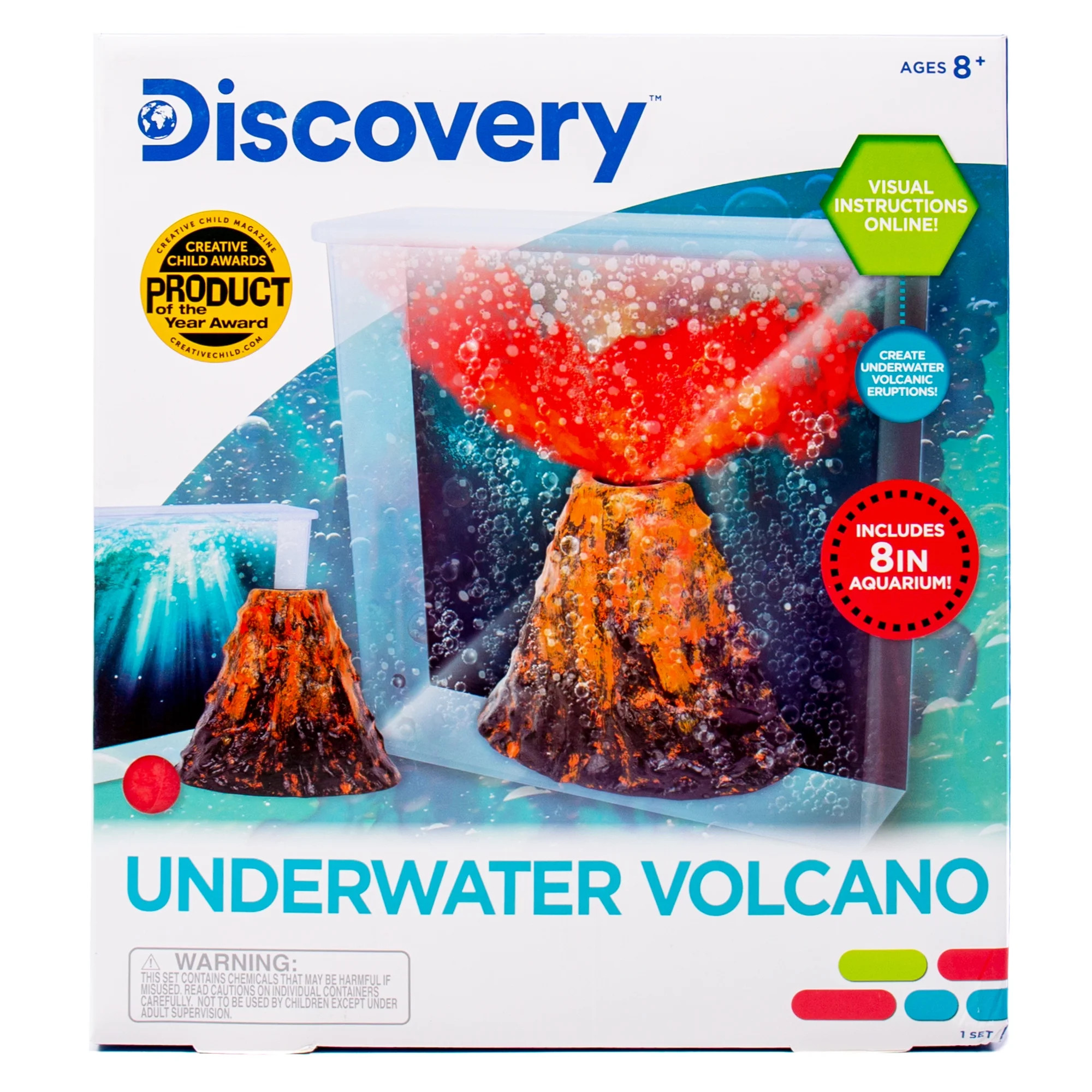 Discovery Underwater Volcano Science Kit, Features 8-inch Aquarium | Walmart (US)