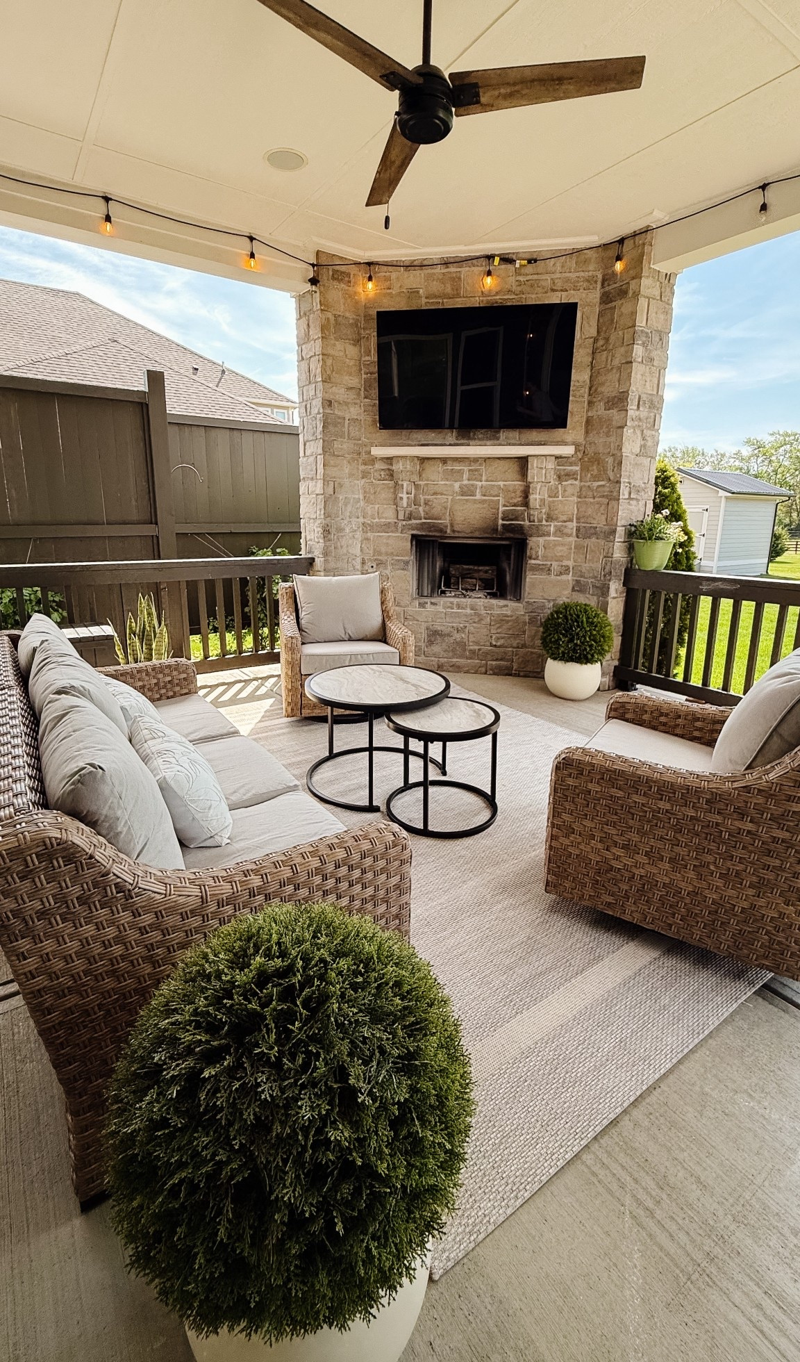 Patio finds and styling! #walmartfinds #patio 

#LTKSeasonal #LTKHome