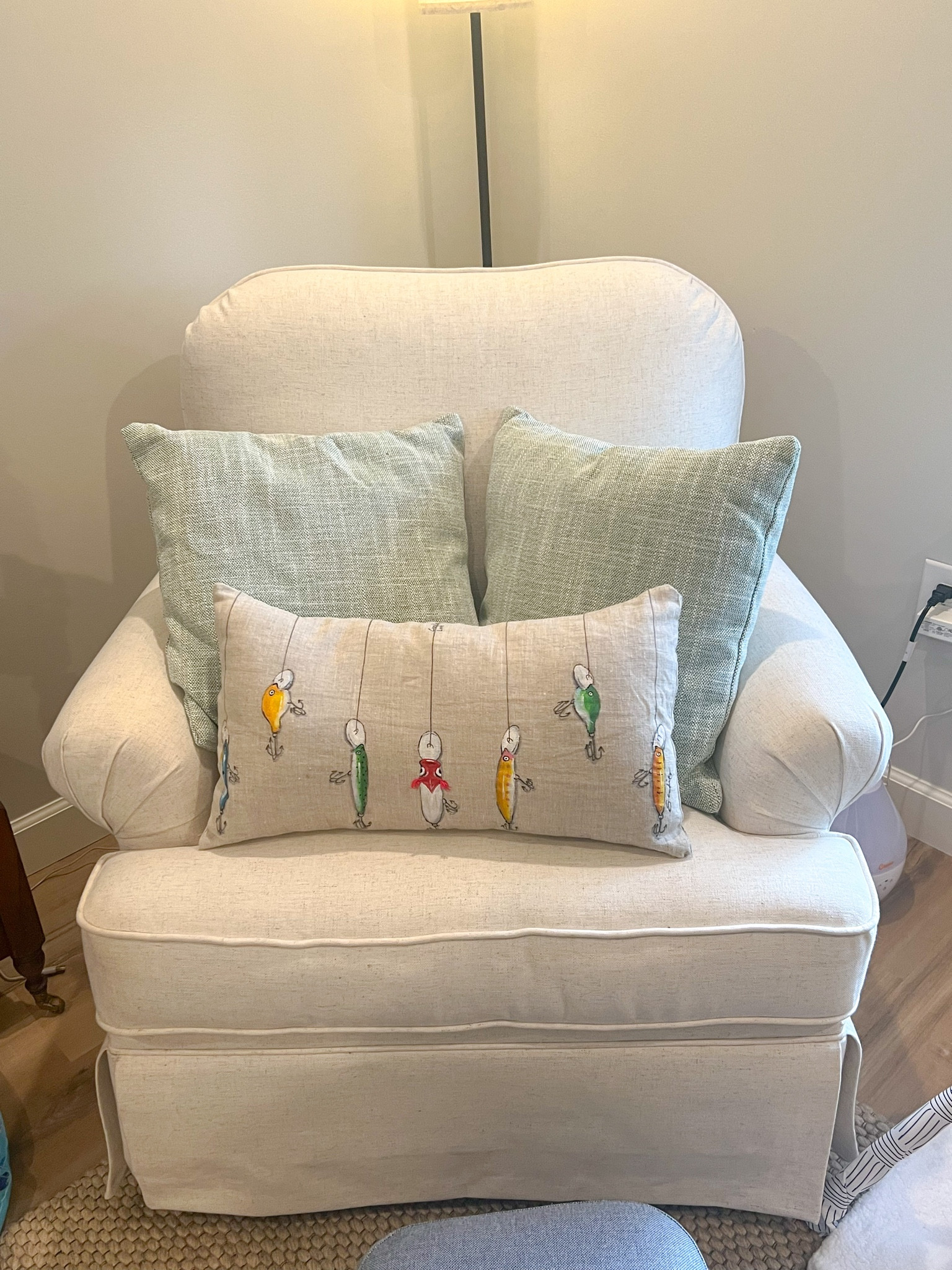 Swivel chair/rocker for baby boy nursery 

Baby boy, nursery, baby, rocking chair, swivel chair, pillows, nursery decor, baby decor 

#LTKbaby #LTKkids #LTKhome