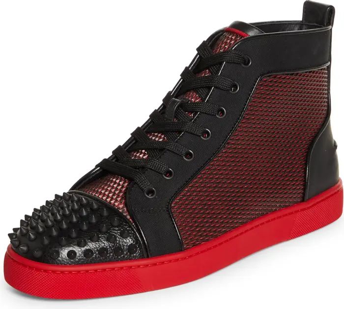 Christian Louboutin Lou Spikes Orlato High Top Sneaker | Nordstrom | Nordstrom