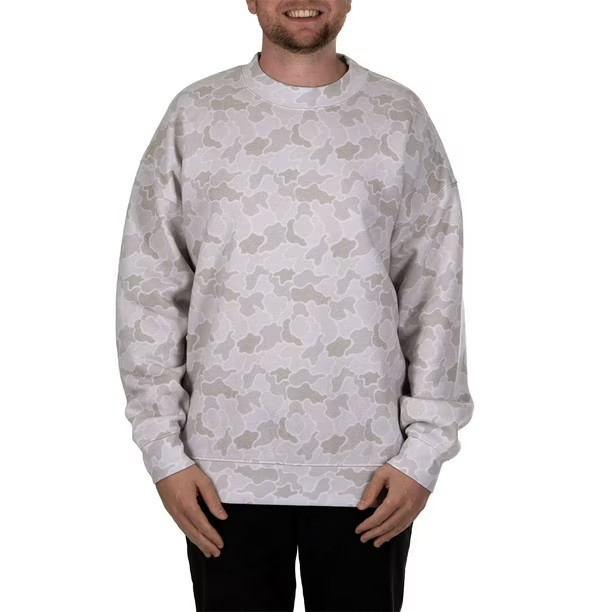 State of Mine Men's Camo Crewneck Fleece Sweatshirt | Sam's Club