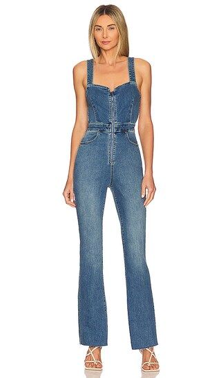 Crvy 2nd Ave One Piece Jumpsuit in Curulean | Revolve Clothing (Global)