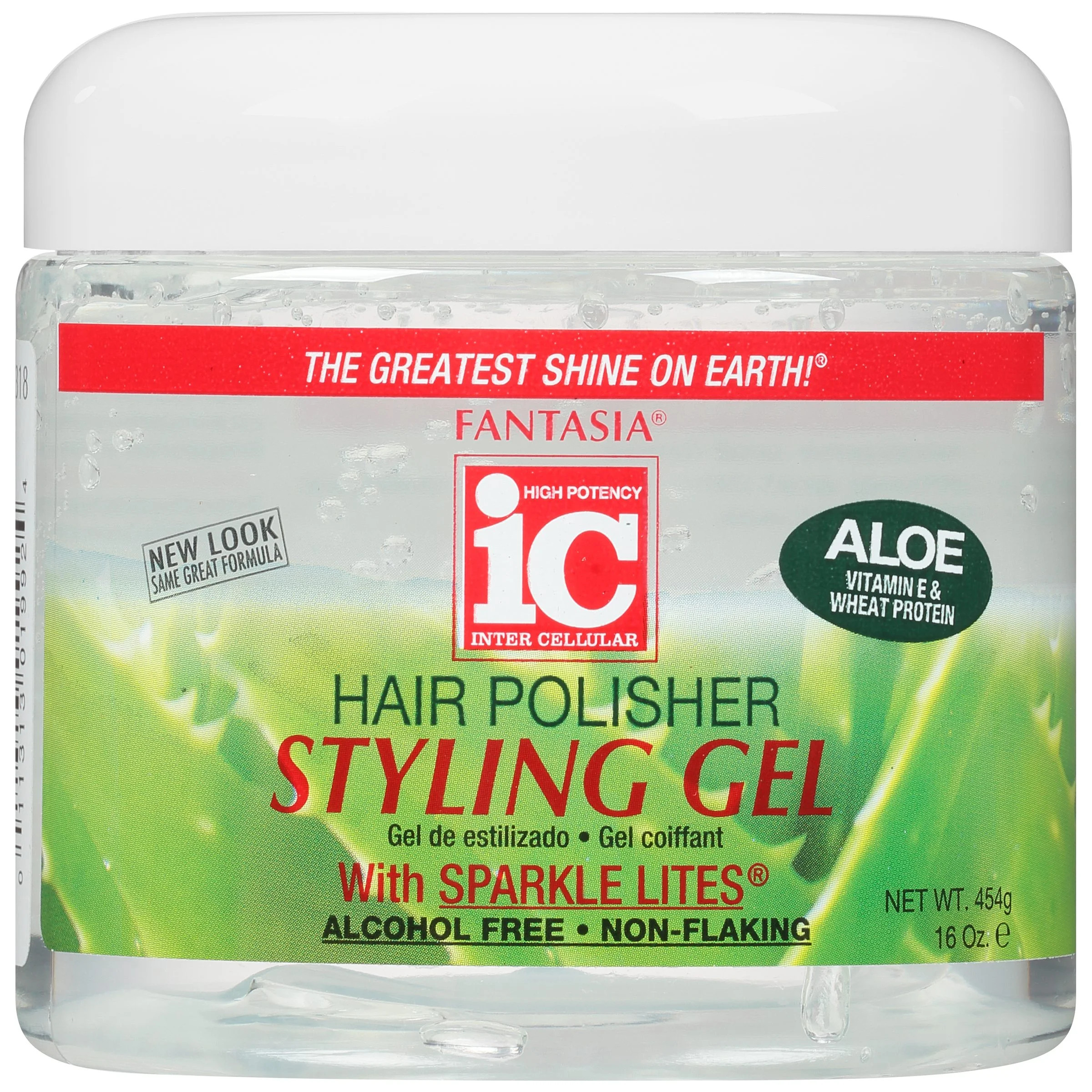 Fantasia High Potency IC Hair Polisher Styling Gel with Sparkle Lites, 16 oz., Shine Enhancing, U... | Walmart (US)