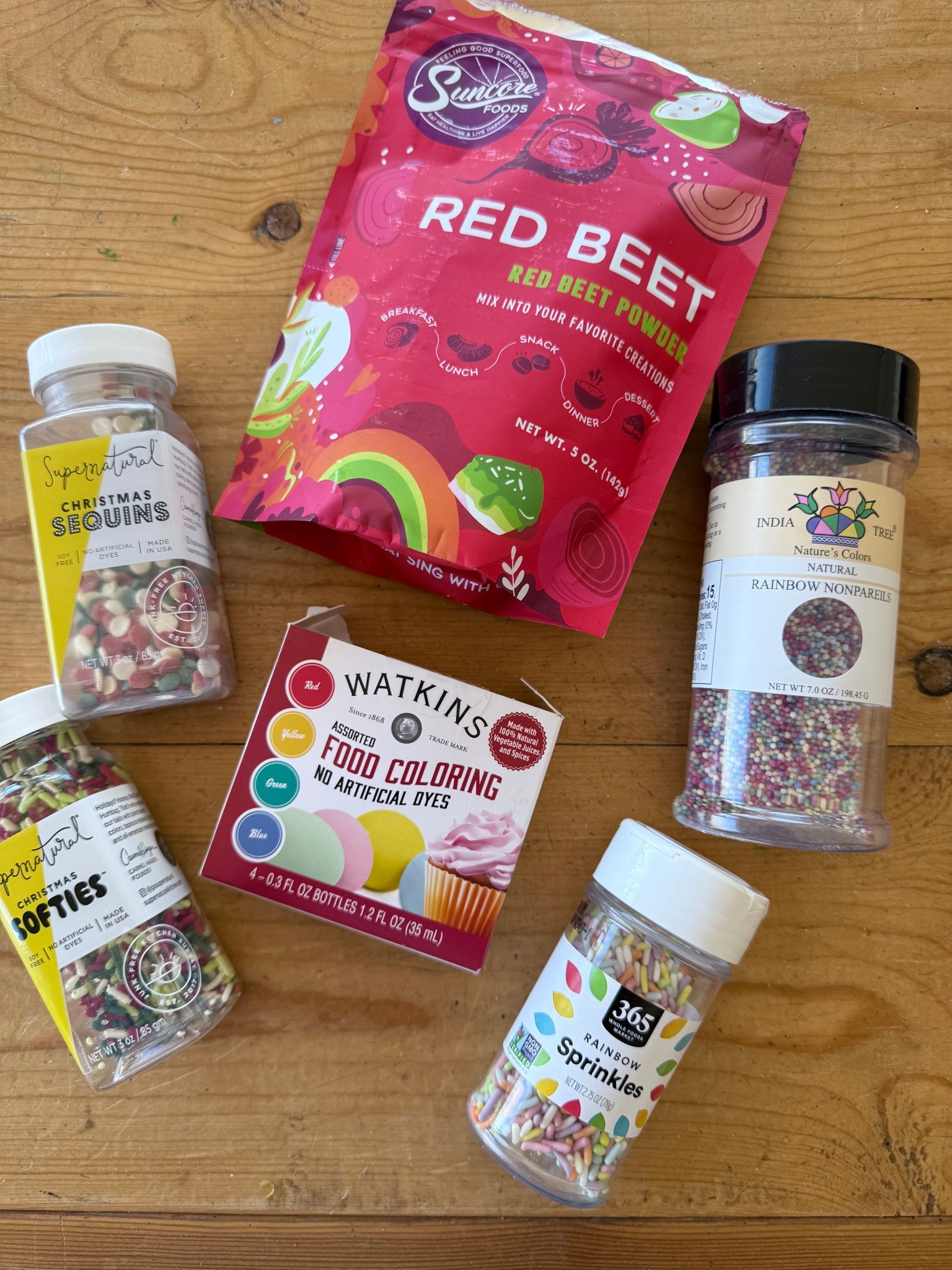 Favorite natural dye food colorings and sprinkles! 

#LTKHome #LTKfoodie #LTKHoliday