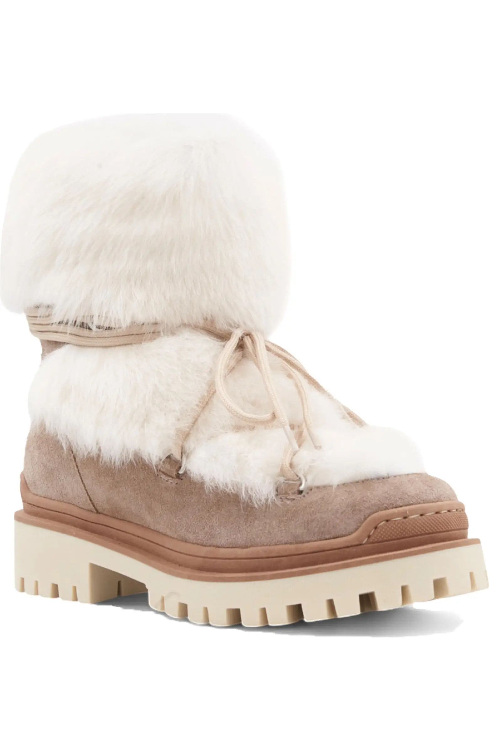 Aquatalia Cinda Weatherproof Genuine Shearling Boot (Women) | Nordstrom | Nordstrom