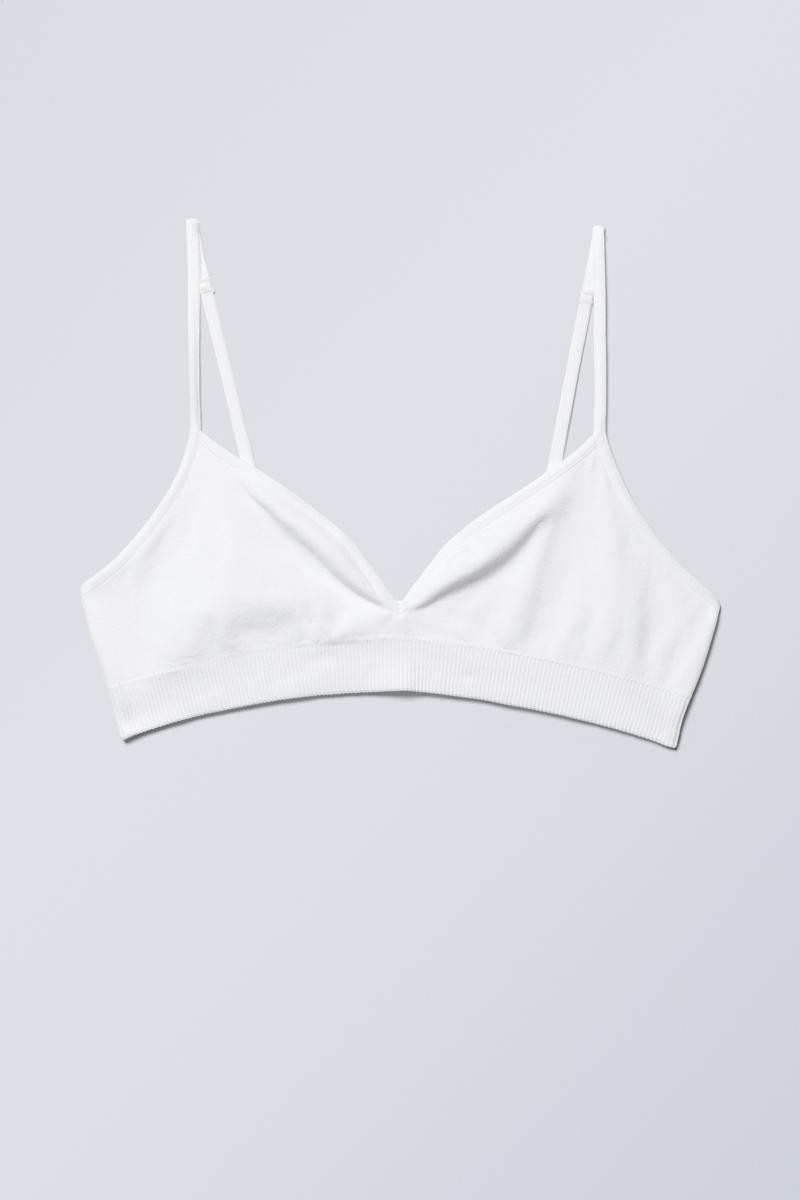 Cat Soft Seamless Triangle Bra | Weekday