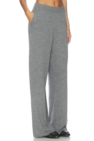 ANINE BING Adley Pant in Medium Heather Grey from Revolve.com | Revolve Clothing (Global)