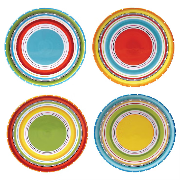 Salad Plates 8.75" Mariachi Set of 4 - Certified International | Target