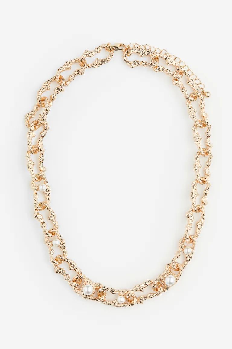 Bead-detail Necklace - Gold-colored - Ladies | H&M US | H&M (US + CA)