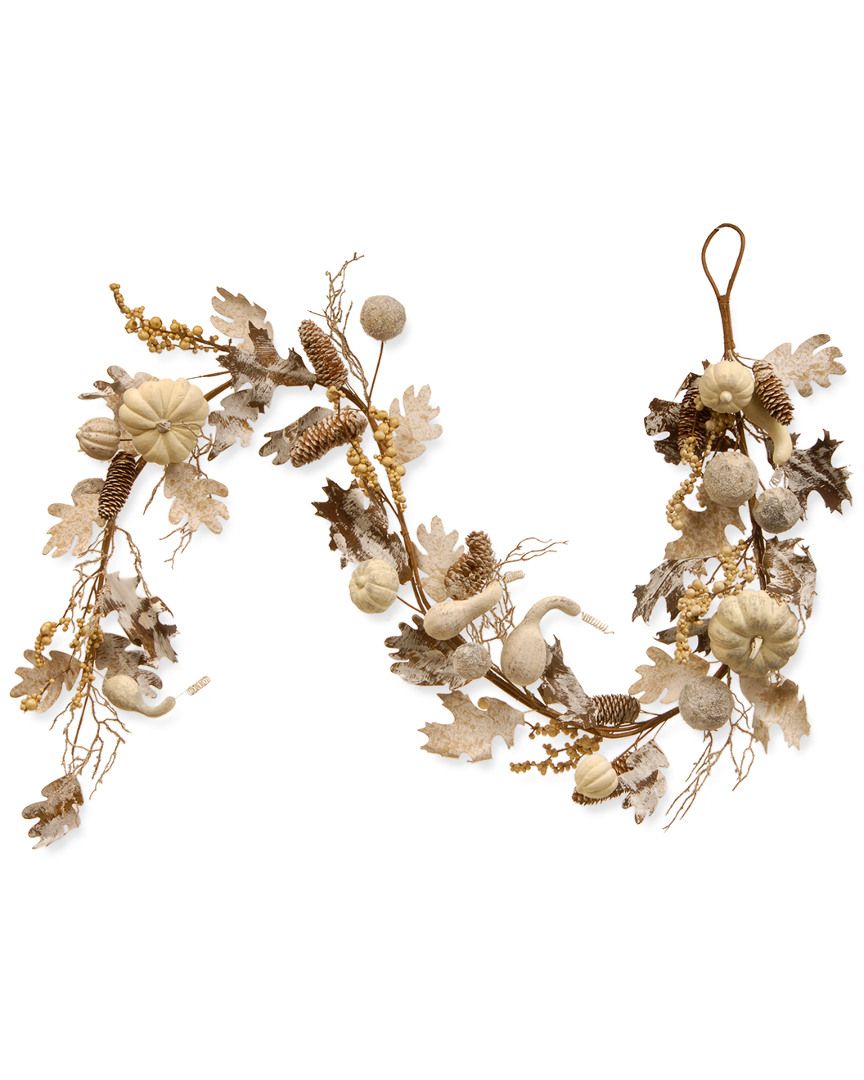 Pumpkin And Pinecone Garland | Gilt