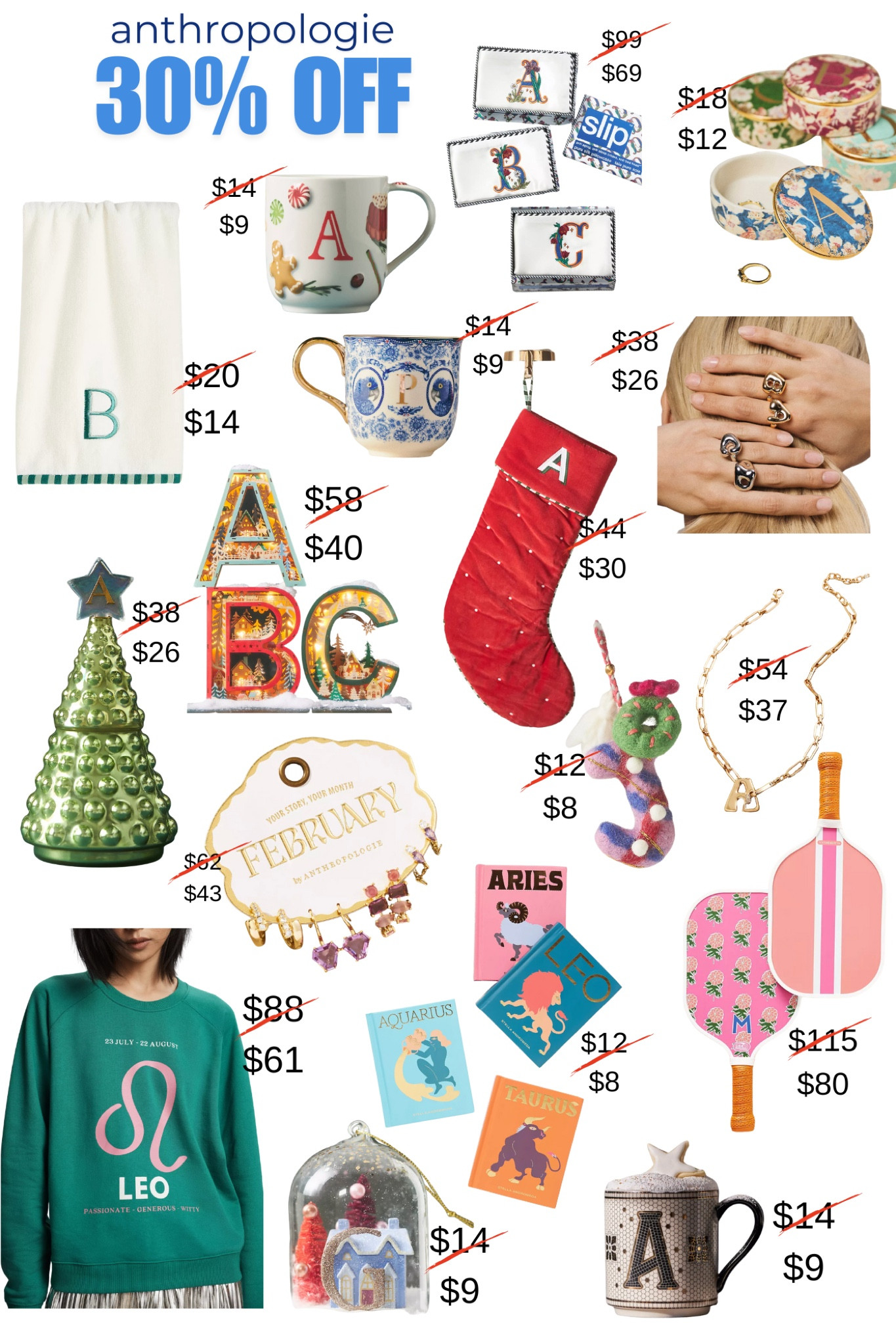 Personalized gifts and holiday cuteness on sale! 30% off use ANTHRO30 

#LTKGiftGuide #LTKSeasonal #LTKCyberWeek