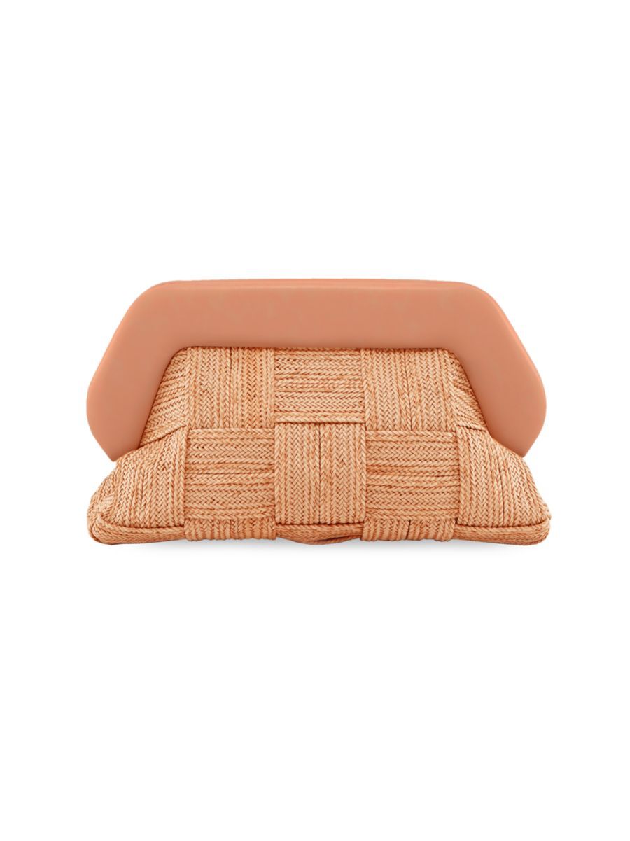 Bios Woven Straw Clutch | Saks Fifth Avenue