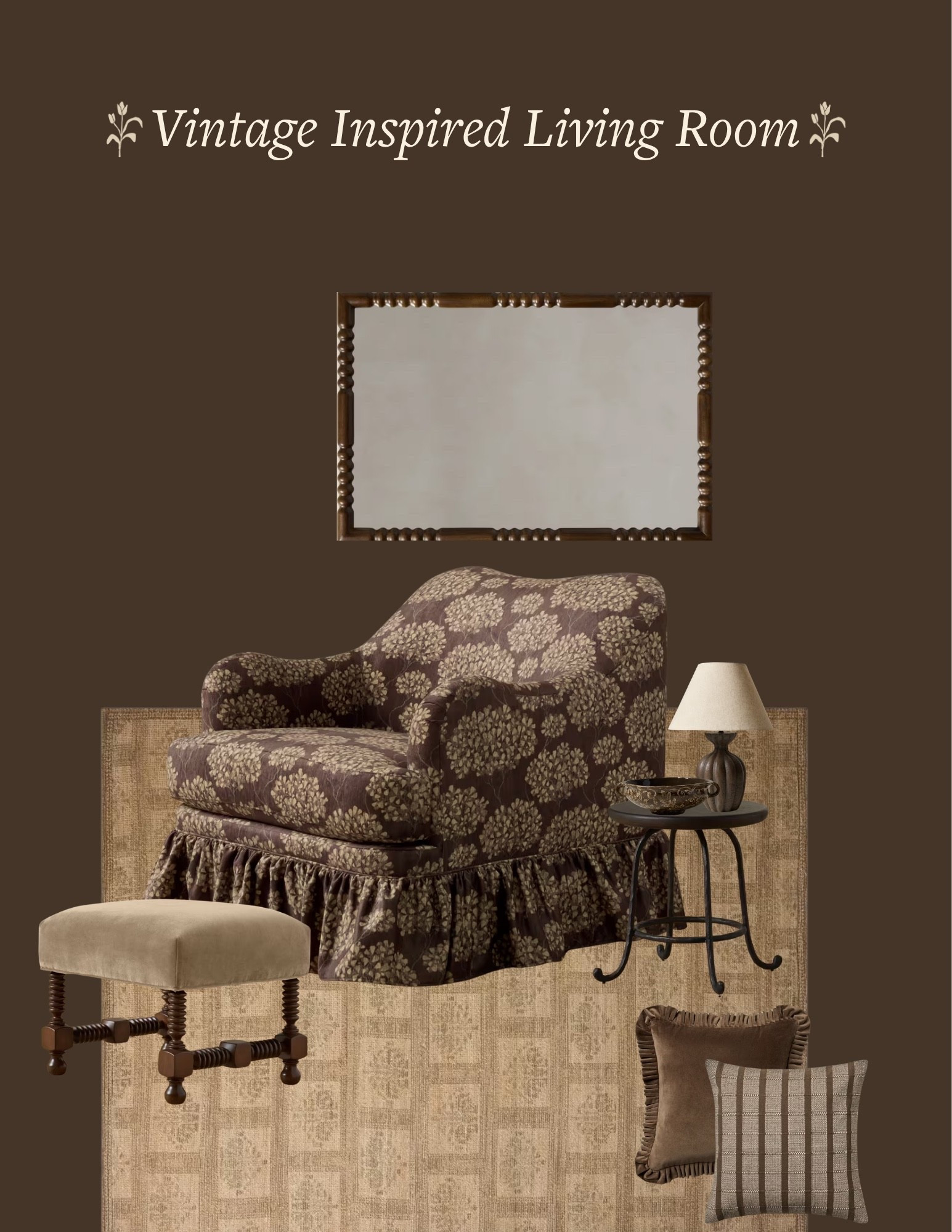 These new arrivals are too good🤎 Vintage inspired living room

#LTKHome