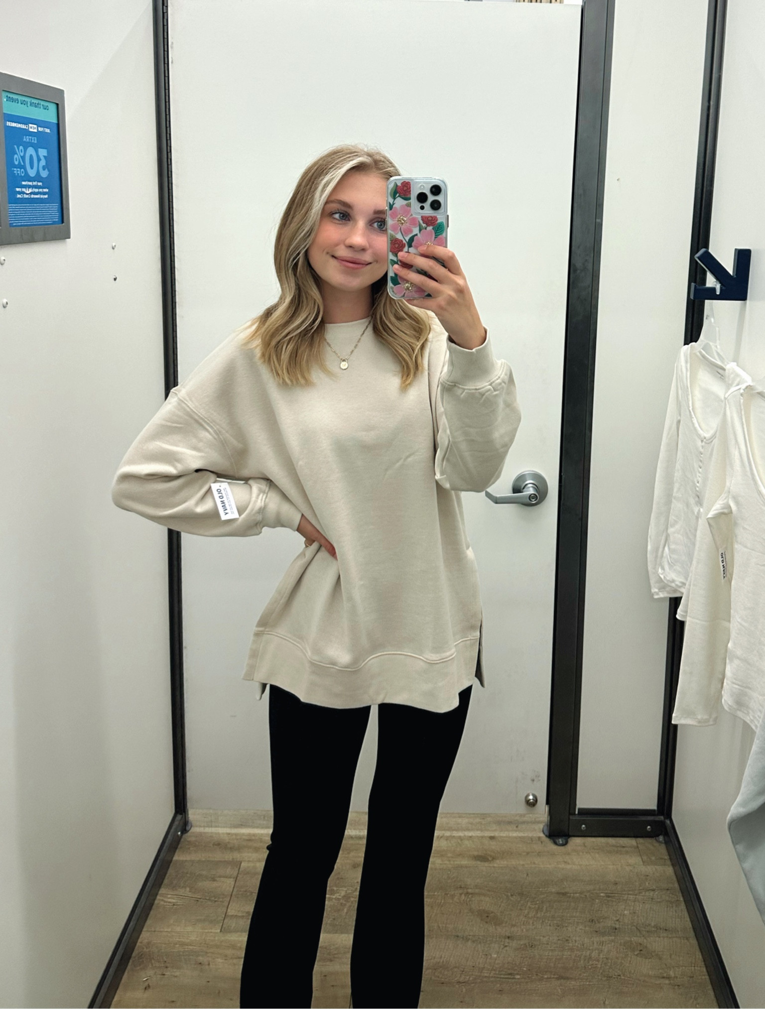 Old Navy oversized sweatshirt! 

#LTKSeasonal #LTKstyletip #LTKGiftGuide