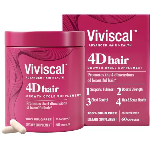 Viviscal 4D Hair Growth Cycle Supplements for Women, 60 Count | Amazon (US)