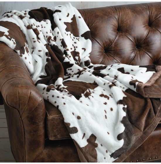 Cozy Faux Fur Cowhide Throw | Rod's Western Palace/ Country Grace