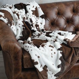 Cozy Faux Fur Cowhide Throw | Rod's Western Palace/ Country Grace