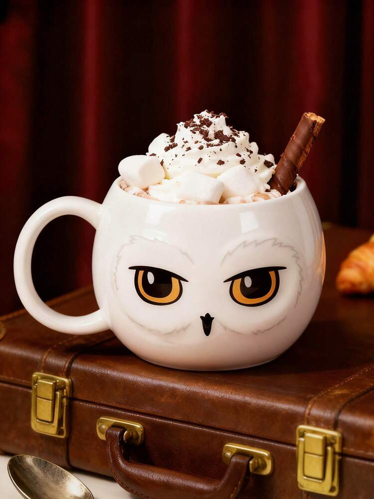 HARRY POTTER X SHEIN Hedwig 600 Ml Ceramic Owl Mug, Gifts,Valentine's Day, Back To School | SHEIN