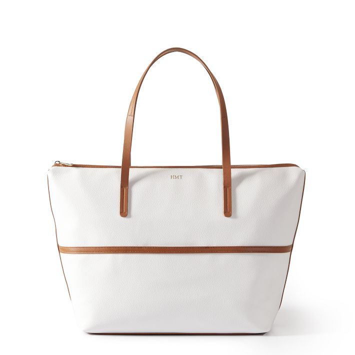 Vegan Leather Travel Tote | Mark and Graham