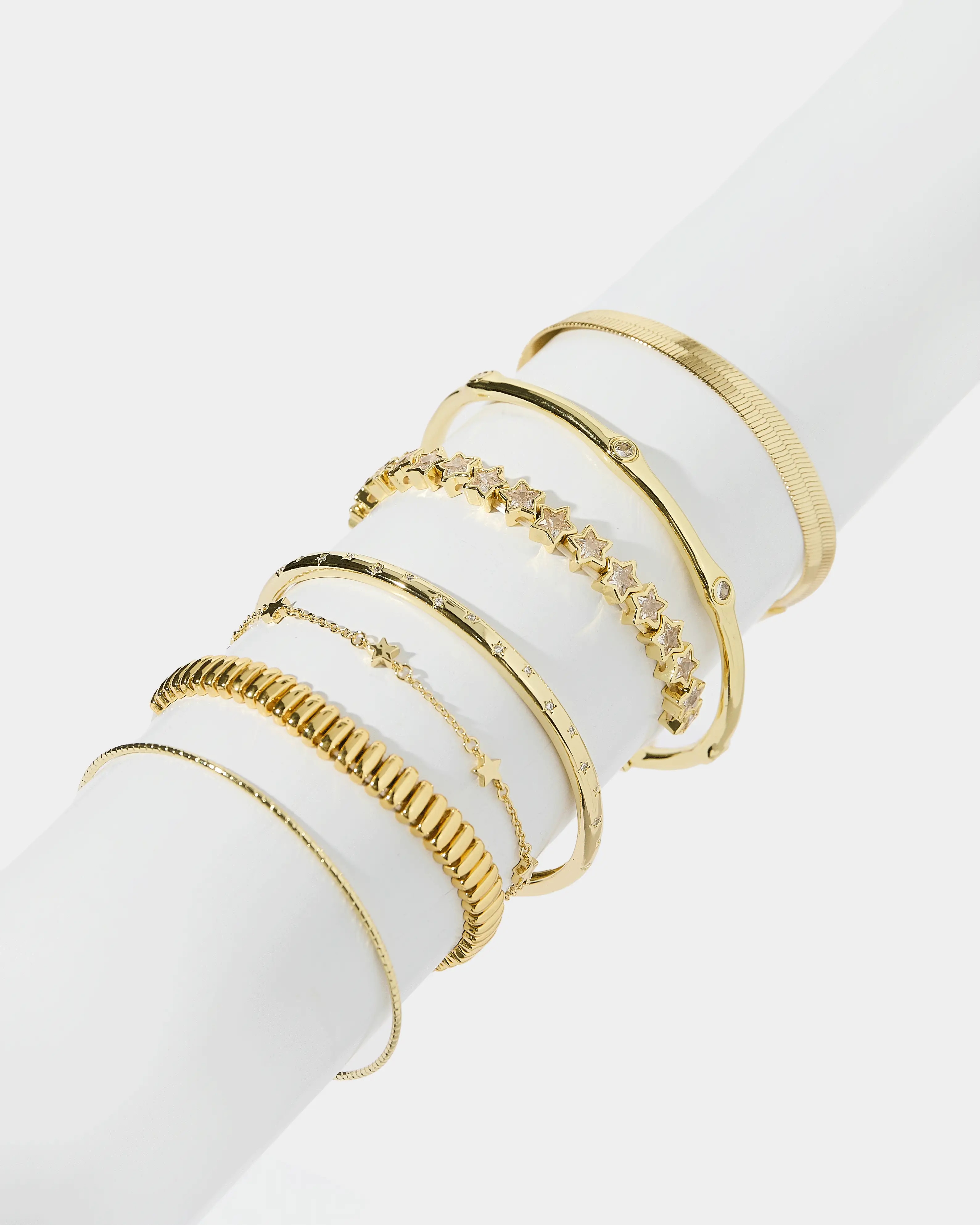 Varsity Bracelet Stack | Allie + Bess