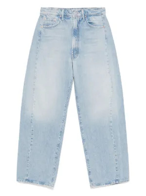 MOTHER The Full Pipe Flood Jeans | Blue | FARFETCH | Farfetch Global