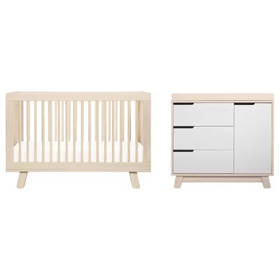 Hudson 3-in-1 Convertible Nursery Furniture Set | Wayfair North America