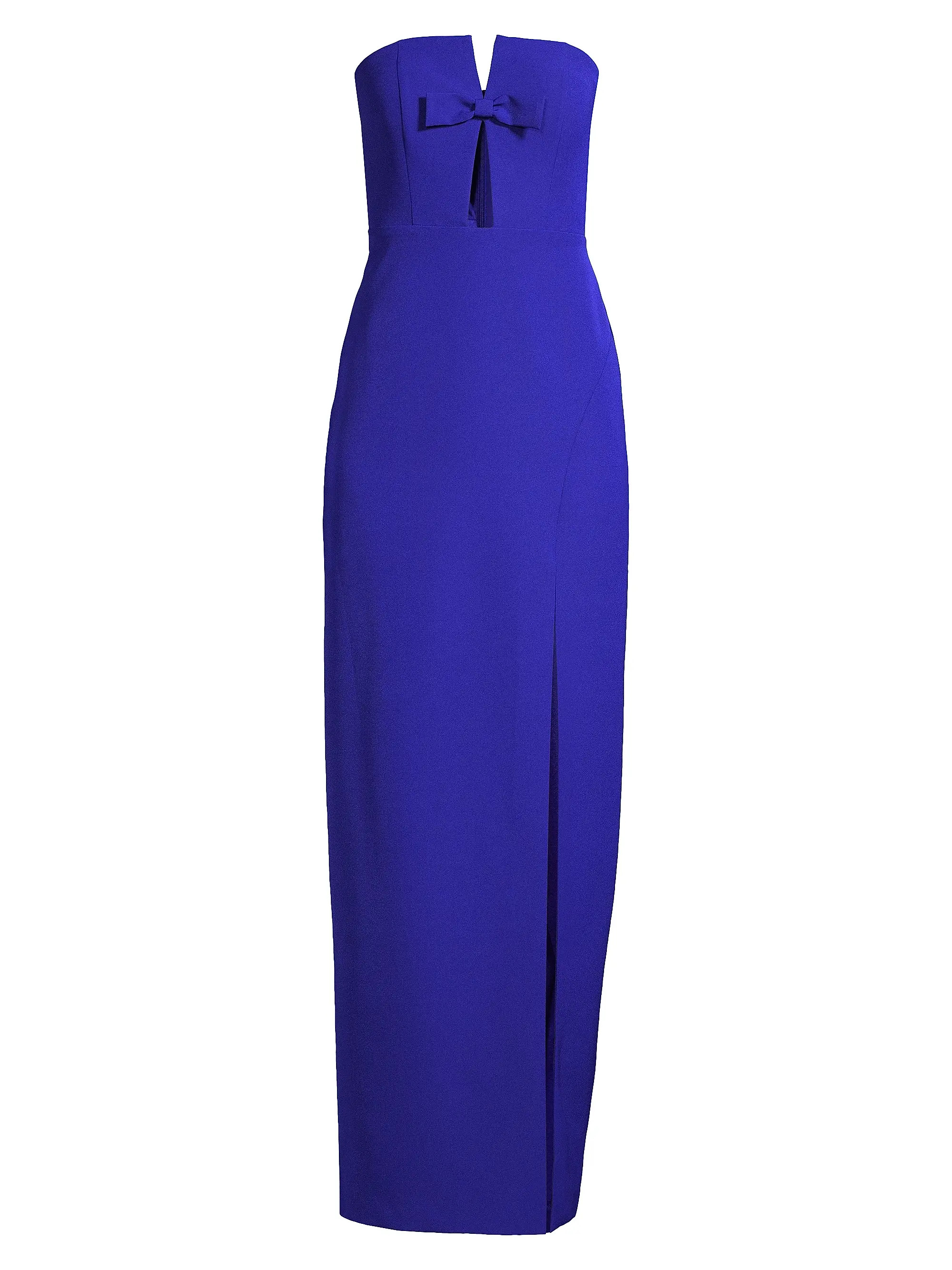 Cut-Out Crepe Column Gown | Saks Fifth Avenue