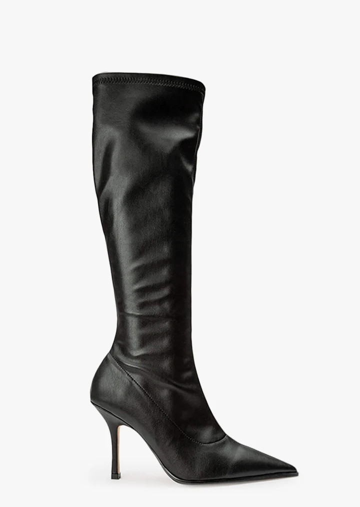Knight Black Venezia Calf Boots | Boots | Tony Bianco USA | Tony Bianco US