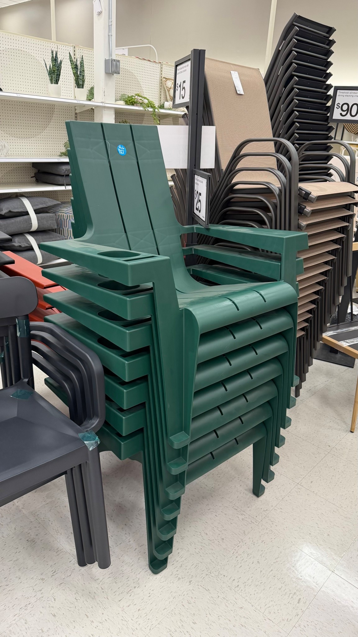 SALE!!! $17 outdoor chairs you can wipe off, hose off and leave them out all summer long!

#LTKselfcare #LTKHome #LTKmomlife