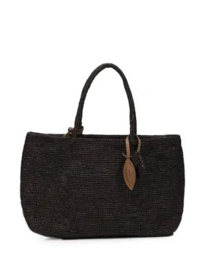 AFAR Medium Alma Raffia Tote Bag | Brown | FARFETCH UK | Farfetch Global