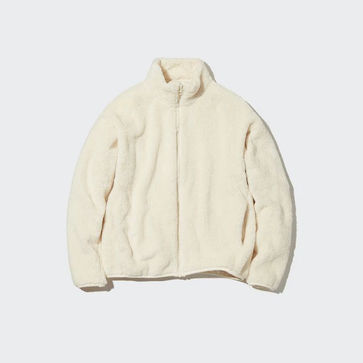 WOMEN FLUFFY YARN FLEECE FULL-ZIP JACKET | UNIQLO (US)