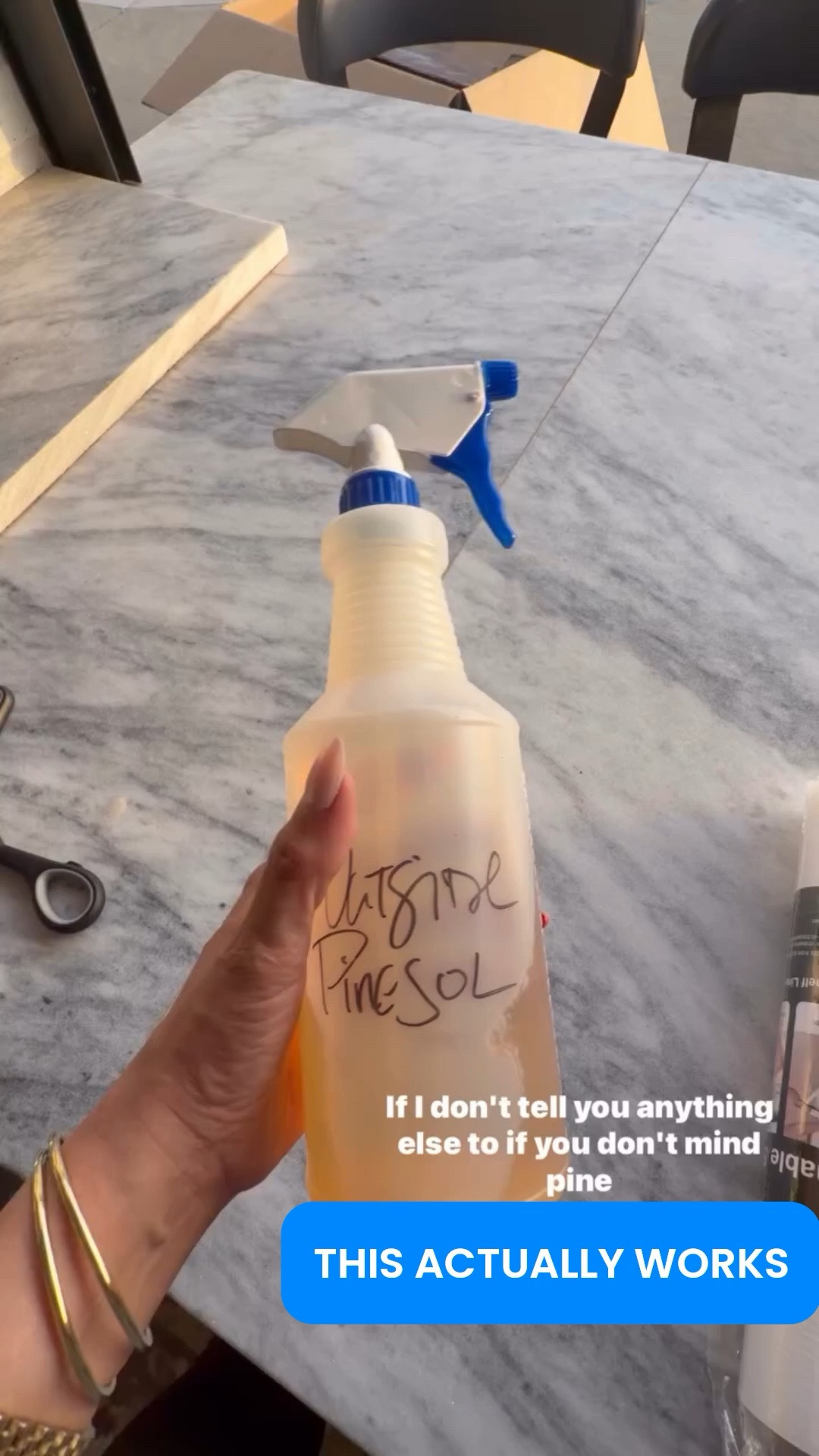 Home & Patio Pine Sol Cleaning Hack 🧼

Outdoor cleaning hack I’ve used for YEARS. I sprayed my patio, blinds, concrete, and alcoves with diluted Pine-Sol in a spray bottle and let it sit before rinsing everything down. Instant refresh. ✨

People also use this trick around outdoor seating areas because bugs seem to hate the strong pine scent. I even use it in my pressure washer sometimes for concrete. 👀

⚠️ IMPORTANT:
Keep pets away until everything is fully dry and always dilute properly. Never mix with bleach or other cleaners.

Amazon outdoor cleaning finds linked in LTK 🤍
#LTKhome #cleaninghack #patioideas #amazonhome #outdoorliving

#LTKHome #LTKOver40