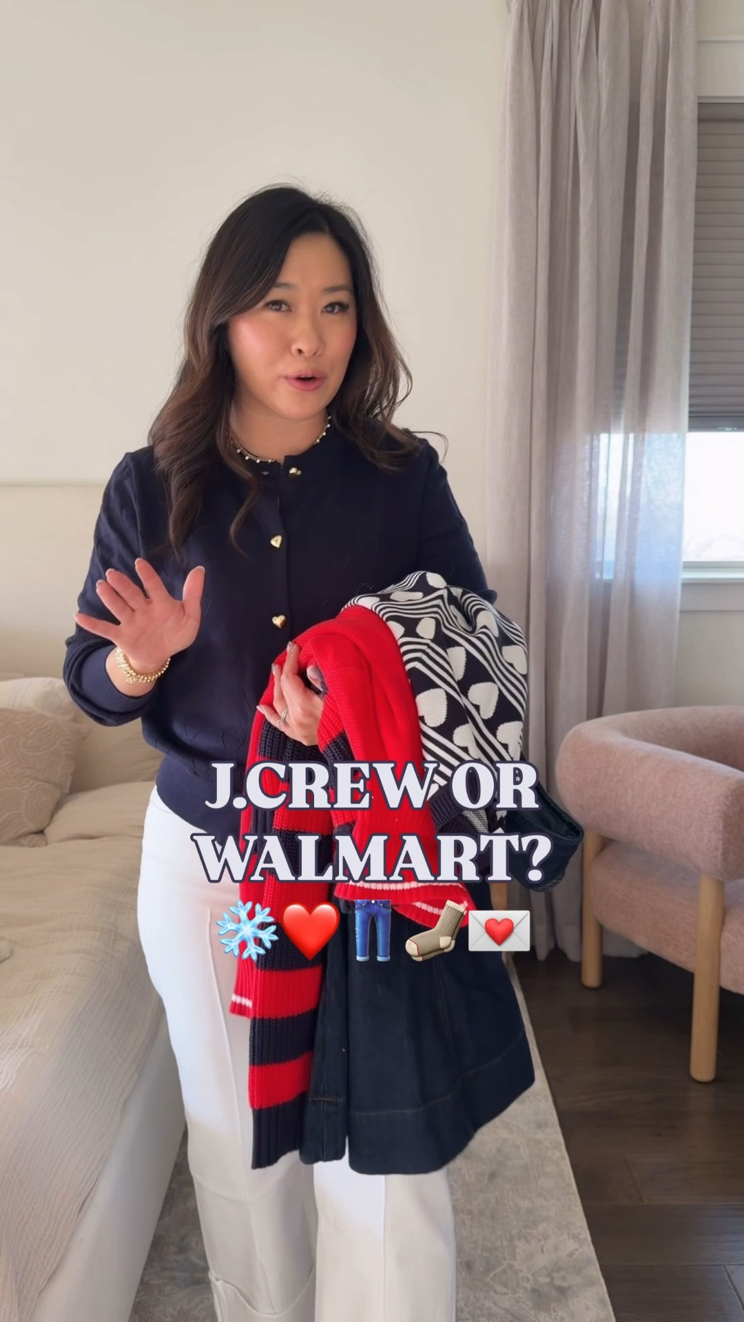 Walmart Winter and Valentine’s Day Outfits, J.Crew vibes!