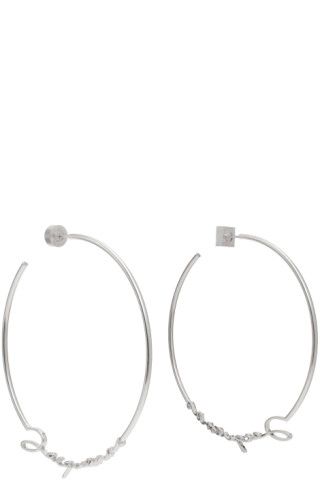 Silver 'Les Créoles Jacquemus' Earrings | SSENSE
