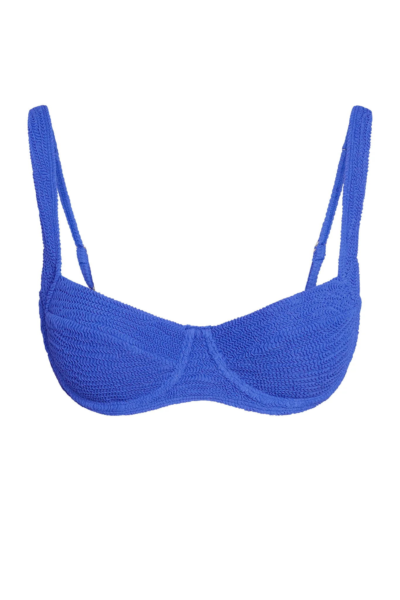 Sorrento Top - Cobalt Crinkle | Monday Swimwear
