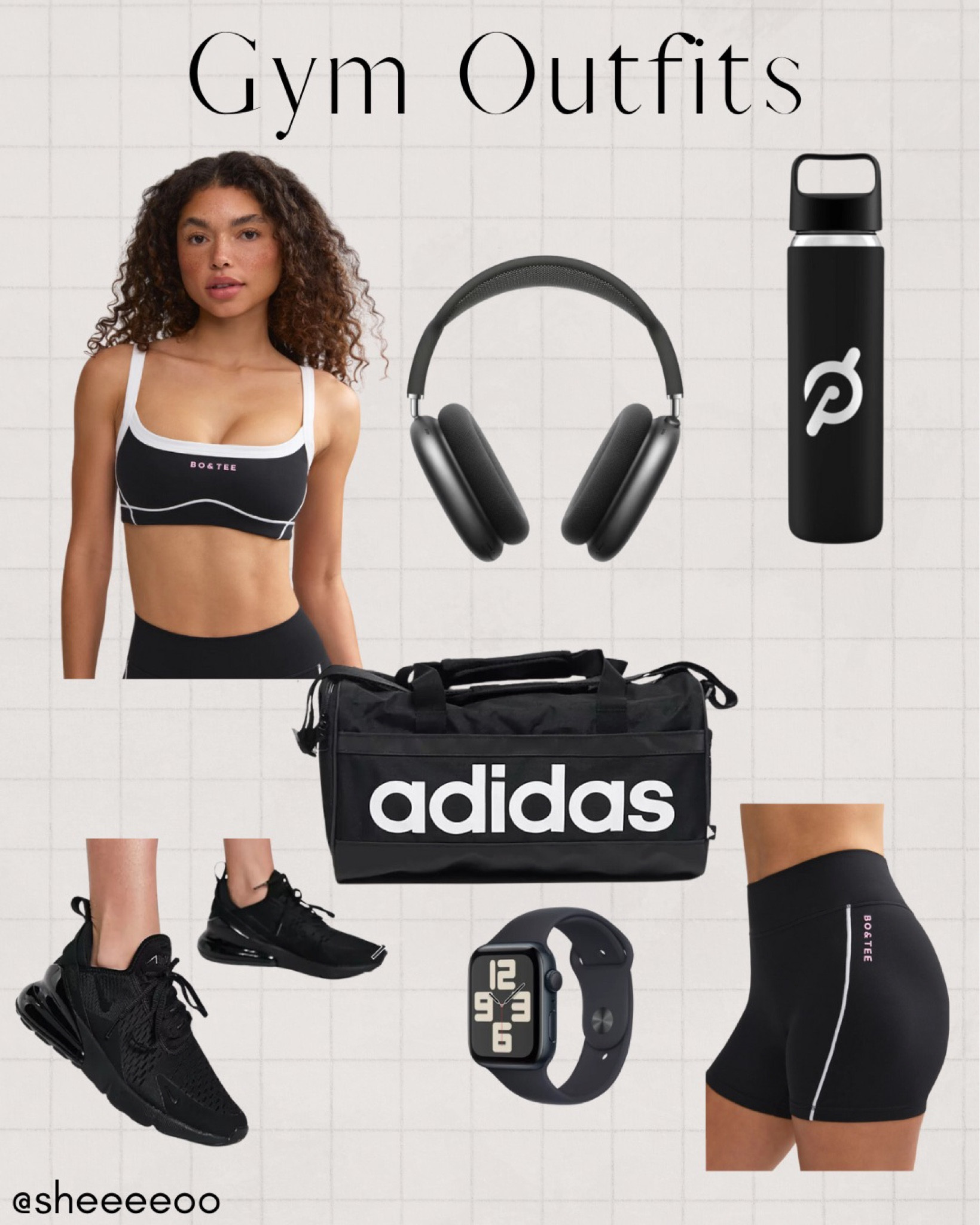 All black gym ready!

#gymlook #gymwear #athleisure #gymblack #allblack #ohpolly #bo&tee 

#LTKstyletip #LTKfitness #LTKActive