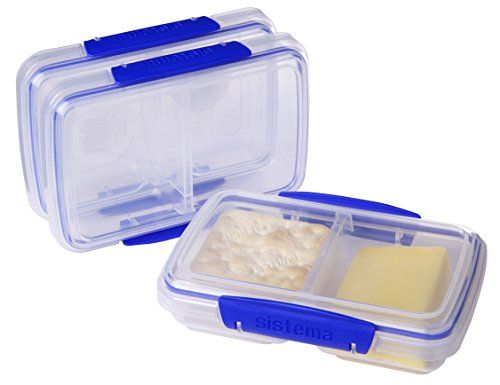 Sistema Klip It Collection Small Split Food Storage Containers, 1.5 Cup each, Set of 3 | Amazon (US)