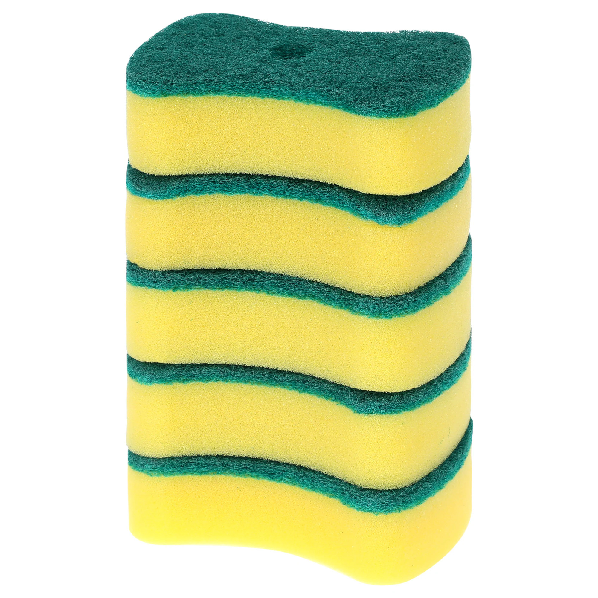 Unique Bargains Non-Scratch Dish Sponge Dish Sponges for Washing Dishes Cleaning Sponges for Kitchen Household Bathroom 5pcs Green | S25122601UX3386 | Lowe's