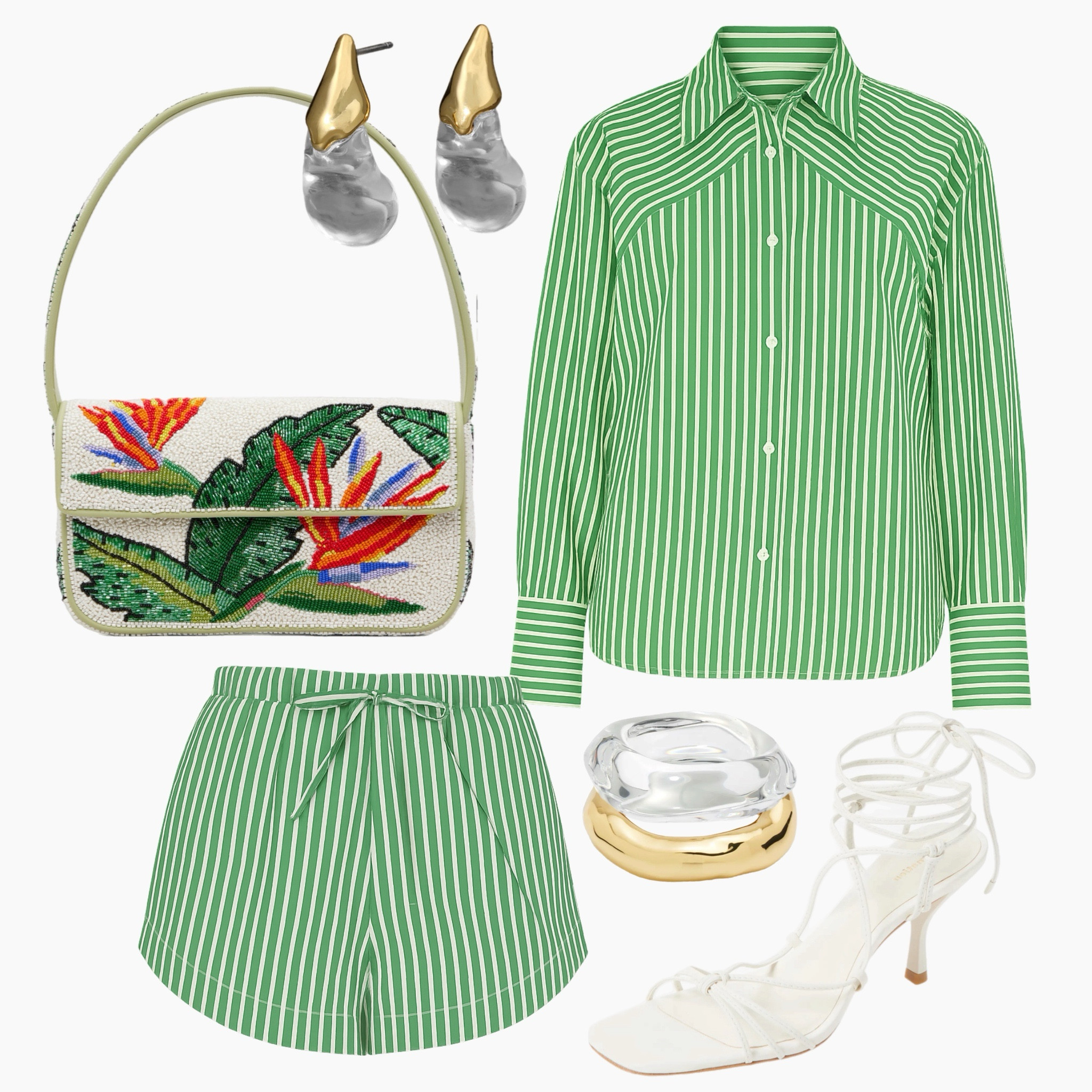 One set, two moods 🍃
Styling this green striped French Connection set for both day & night — effortless for vacation, brunch, or a summer dinner out. Which look are you picking: casual chic or elevated glam?

Shop both looks on my LTK 💚
#FrenchConnection #VacationStyle #LTKsummer #ResortStyle #TwoWaysToStyle #SetStyle #StripesOnStripes #SummerLookbook #StyledByMar #OutfitInspo #GreenOutfit #ChicCasual #LTKOutfits #VacationOutfit #SetMatching #FashionReel #OOTD #StyleInspo #LTKStyle #NeutralAccessories #TropicalStyle #LookbookStyle #SummerStripes #MatchingSet #StyleItYourWay

#LTKSaleAlert #LTKFindsUnder100 #LTKItBag