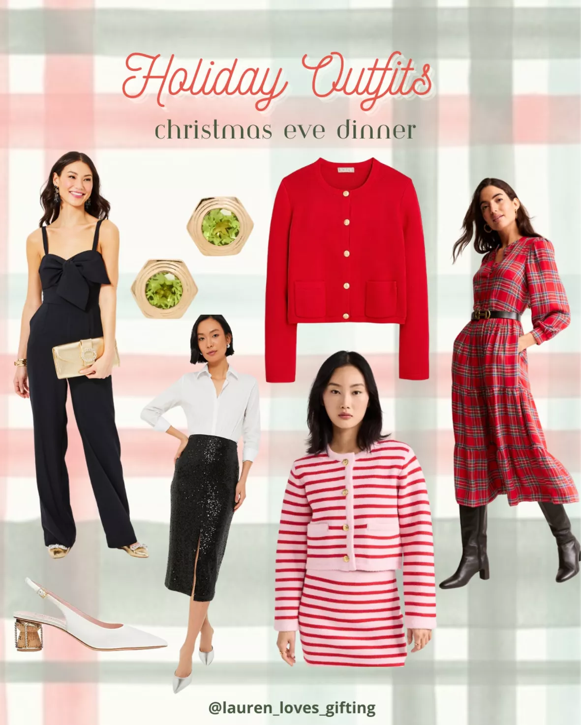christmas eve dinner outfits for women