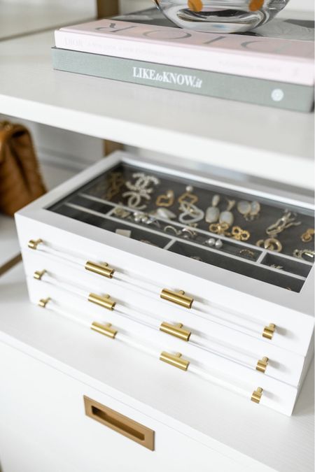 The perfect storage box for all of your jewelry! This design looks great in any bedroom and completes your home décor necessities! 

#LTKSeasonal #LTKstyletip #LTKhome