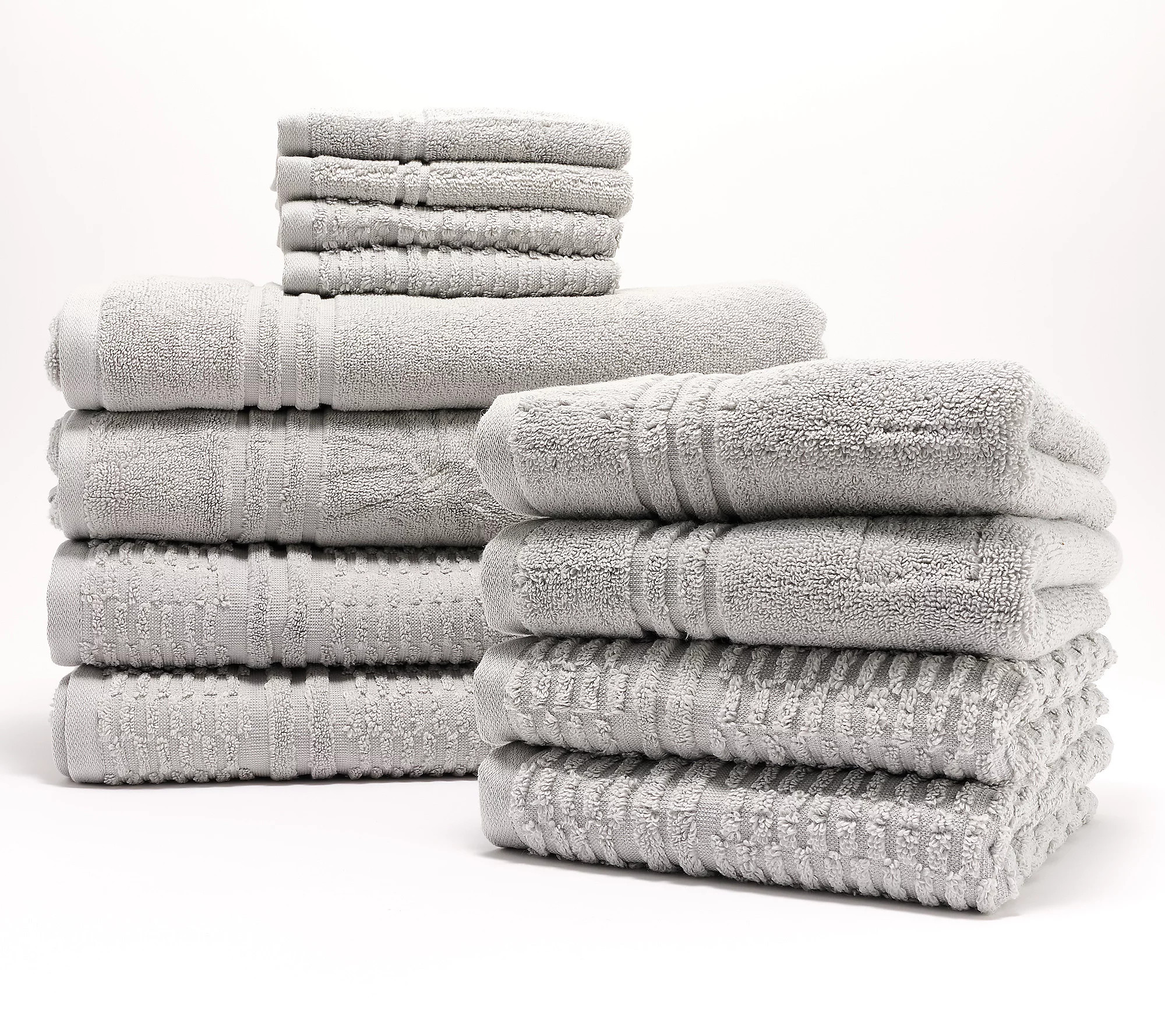 As Is Home Reflections 100% Cotton Solid 12pc Towel Set | QVC